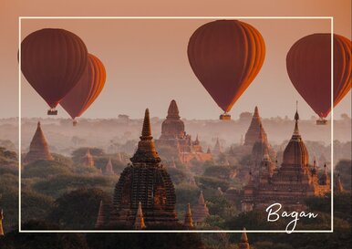 Postkarte Bagan