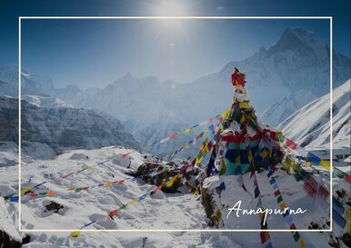 Postkarte Annapurna