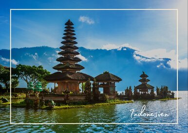 Postkarte Indonesien