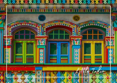 Postkarte Little India