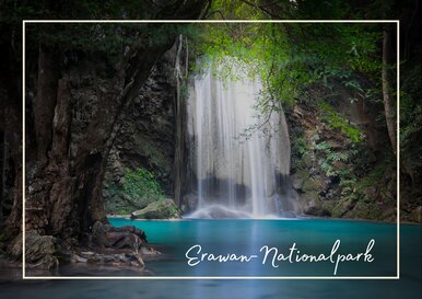 Postkarte Erawan-Nationalpark