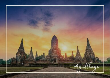 Postkarte Ayutthaya