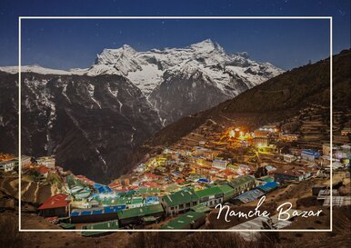 Postkarte Namche Bazar