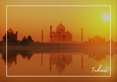 Postkarte Indien
