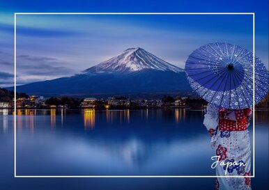 Postkarte Japan