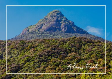 Postkarte Adams Peak