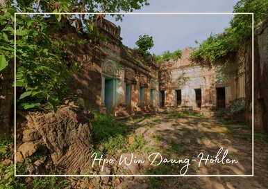 Postkarte Hpo Win Daung-Höhlen