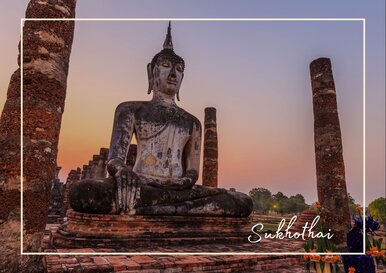 Postkarte Sukhothai