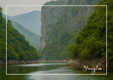Postkarte Yangtze