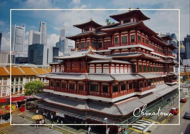 Postkarte Chinatown