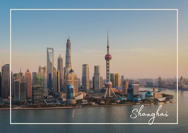 Postkarte Shanghai