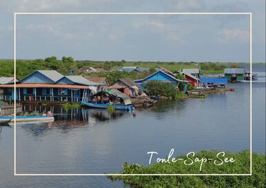 Postkarte Tonle-Sap-See