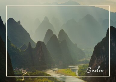 Postkarte Guilin