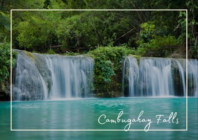Postkarte Cambugahay Falls