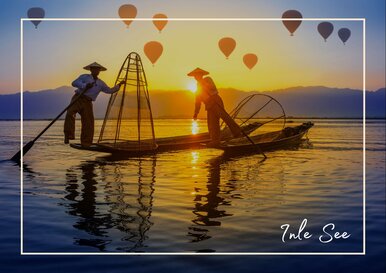 Postkarte Inle-See