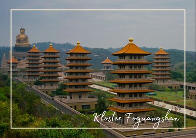 Postkarte Kloster Foguangshan
