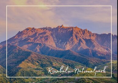Postkarte Kinabalu-Nationalpark