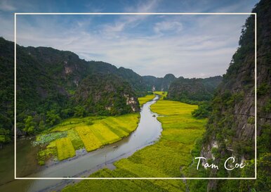 Postkarte Tam Coc