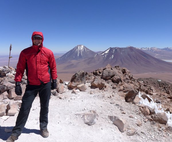Christof in der Atacamawüste in Chile