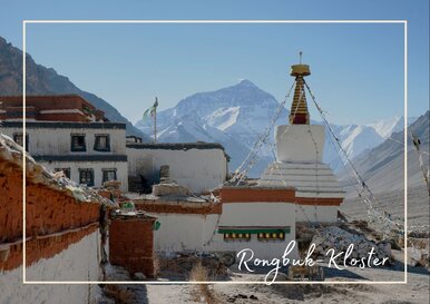 Postkarte Rongbuk-Kloster