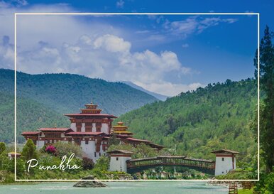 Postkarte Punakha